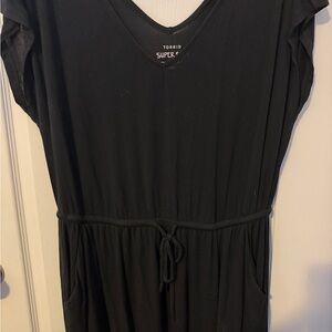 Torrid Super Soft Black Knit Midi Dress